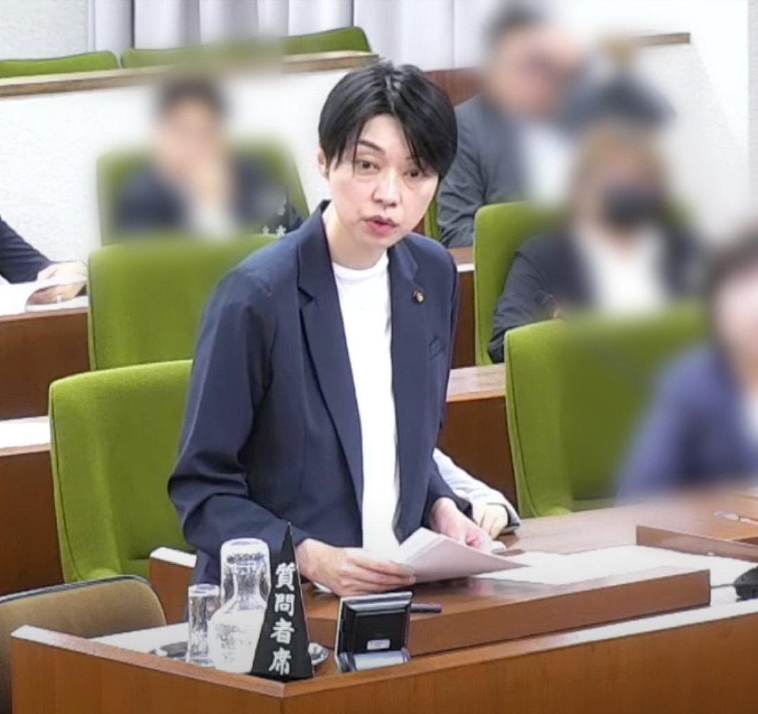 6月議会での一般質問　「学校への寄附について」
